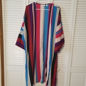New York & Co Colorful Kimono